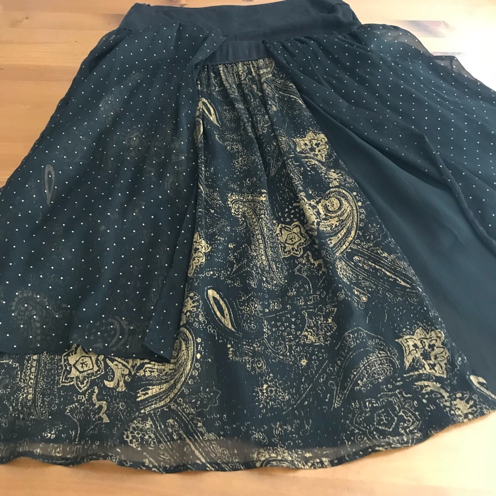 Free People Layered Shear Skirt